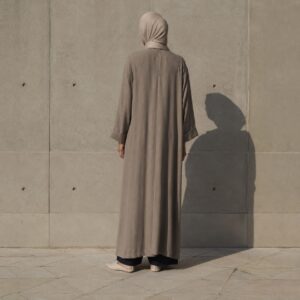 Ashridge closed abaya — Abayas & Robes by RUQYAH. worn by a model.