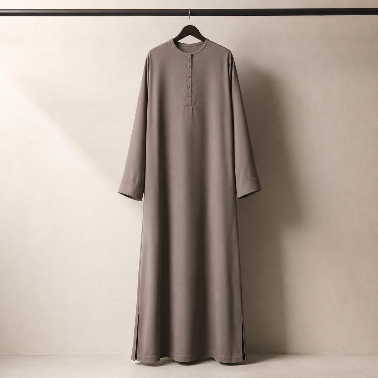 Holloway closed abaya — Abayas & Robes by RUQYAH. product photograph on a white background.
