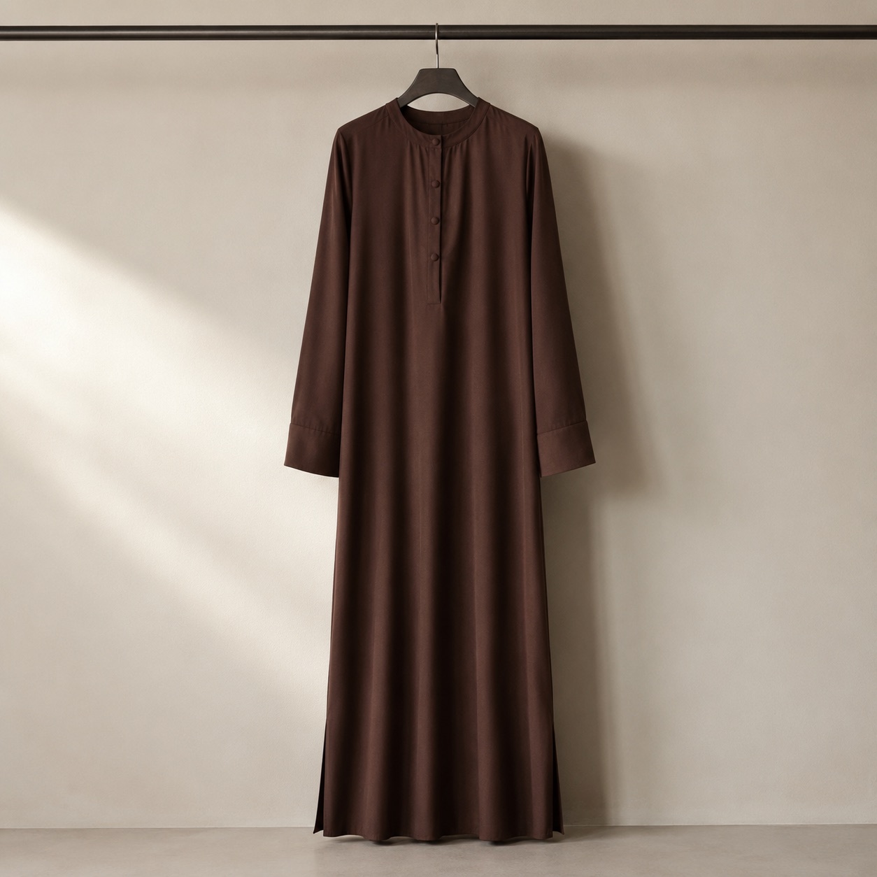 Fenwick closed abaya — Abayas & Robes by RUQYAH. product photograph on a white background.