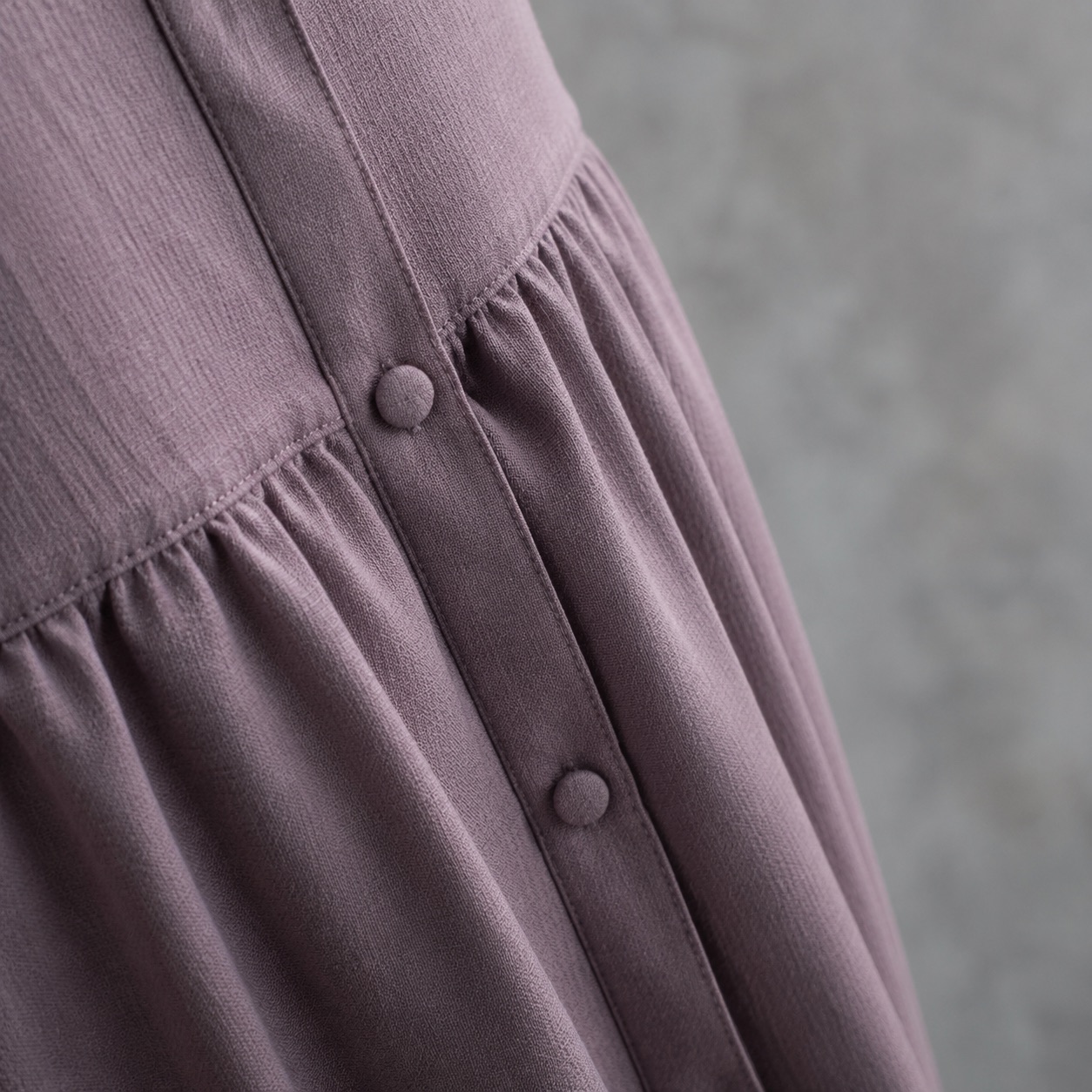 Nettlebed tiered maxi dress — Long Dresses by RUQYAH. close detail of the fabric and finish.