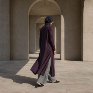 Cotswold column dress — Long Dresses by RUQYAH. worn by a model.