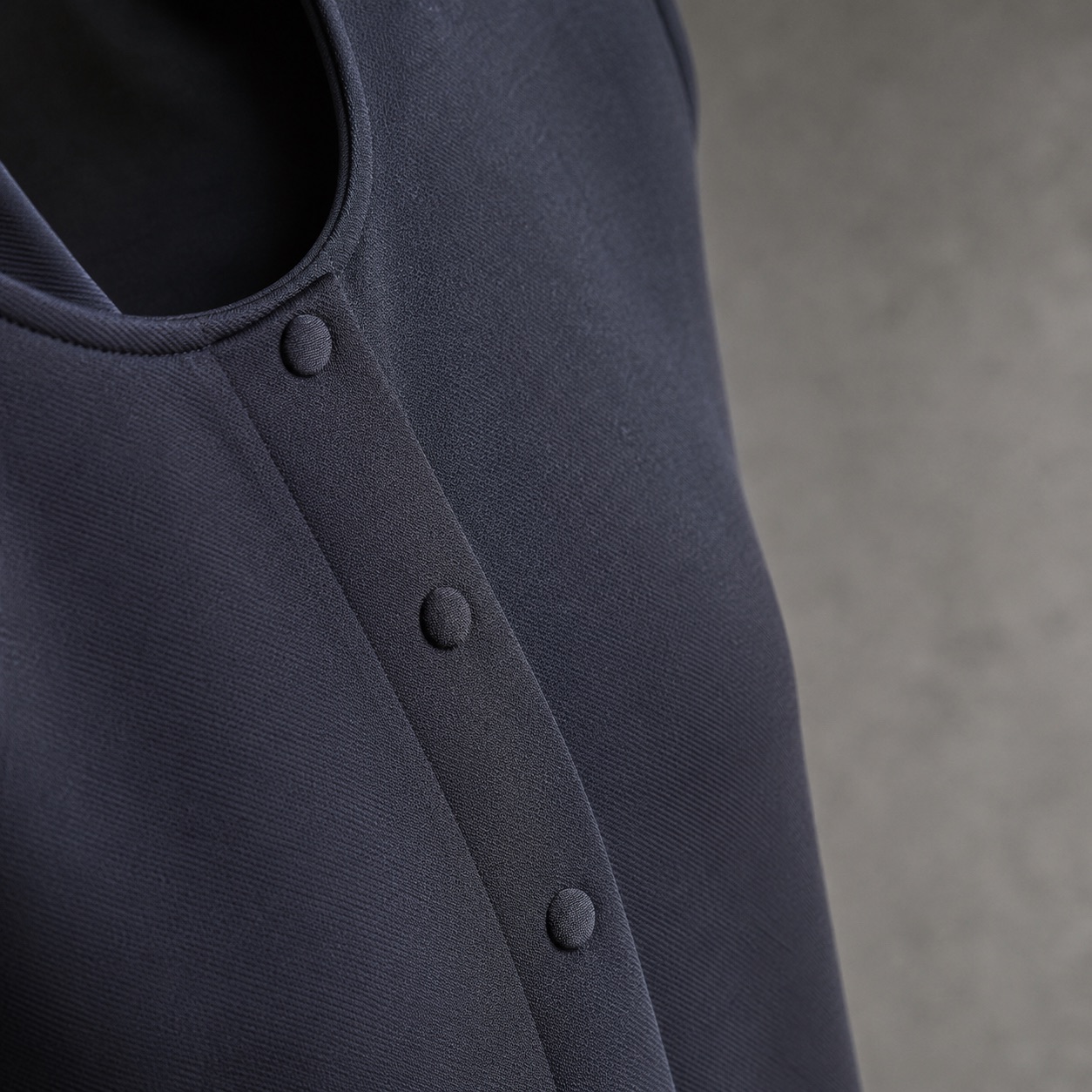 Ilkley column dress — Long Dresses by RUQYAH. close detail of the fabric and finish.