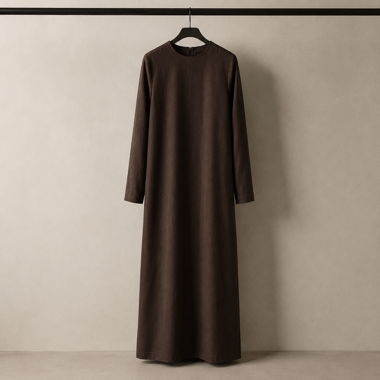 Ilkley column dress — Long Dresses by RUQYAH. product photograph on a white background.
