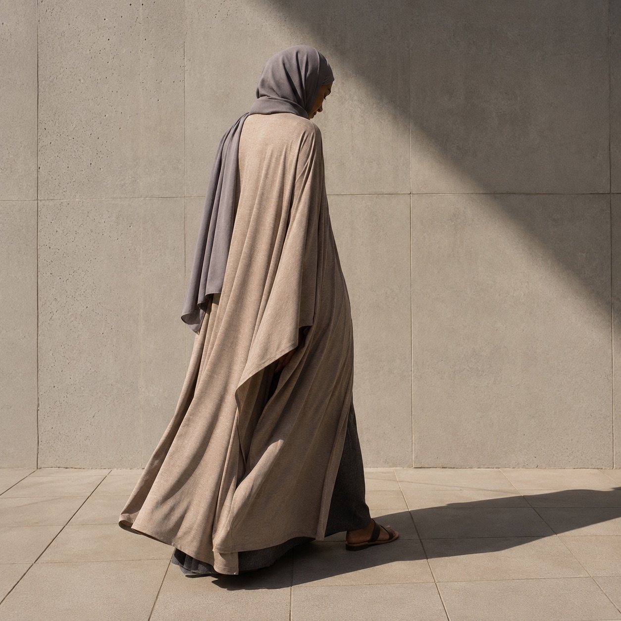 Selborne rectangular shawl — Shawls & Headscarves by RUQYAH. worn by a model.