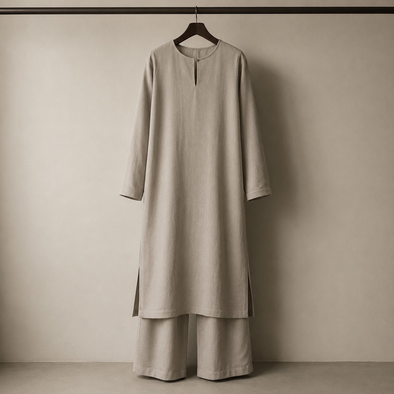 Marlow longline tunic — Tunics & Overtops by RUQYAH. product photograph on a white background.