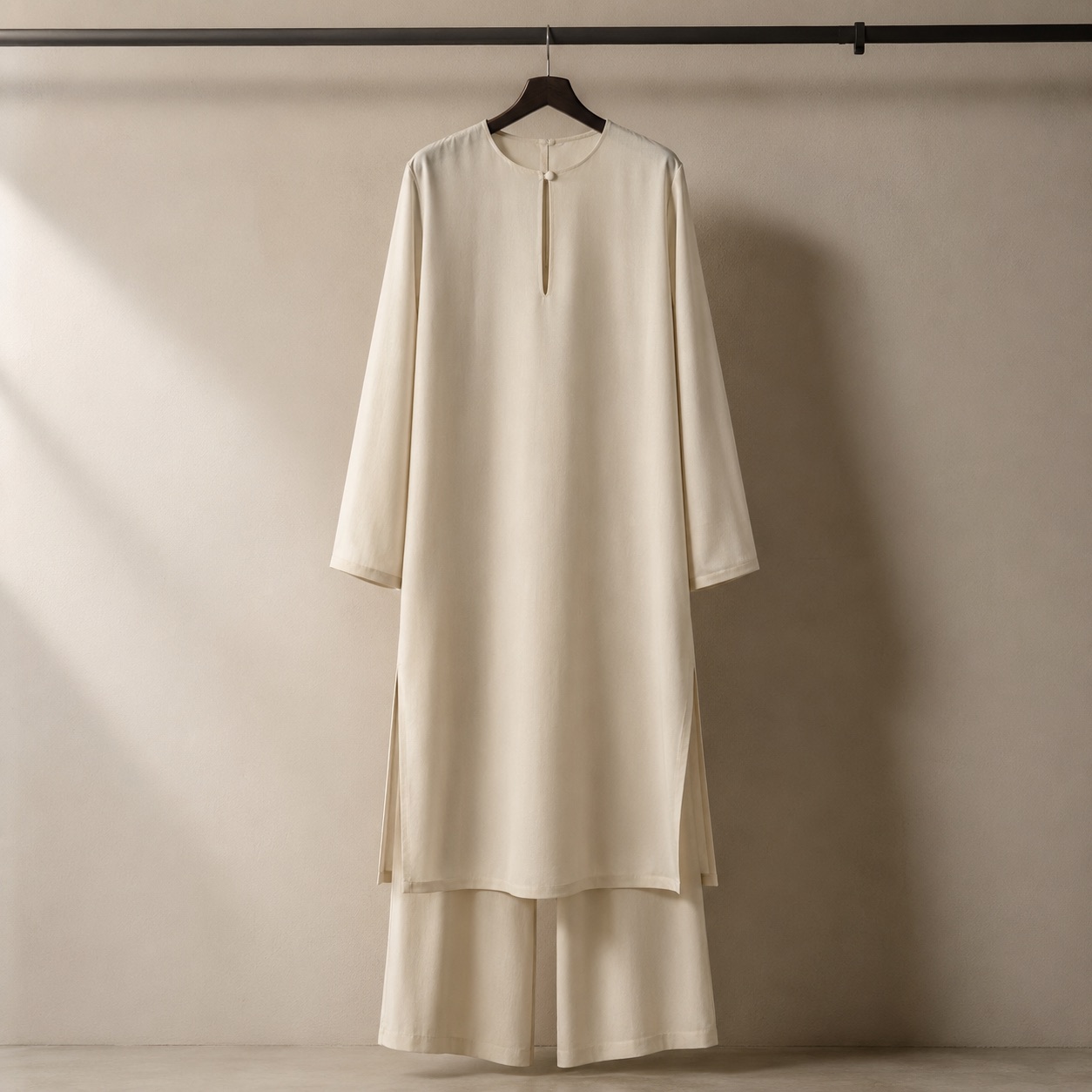 Thornbury longline tunic — Tunics & Overtops by RUQYAH. product photograph on a white background.