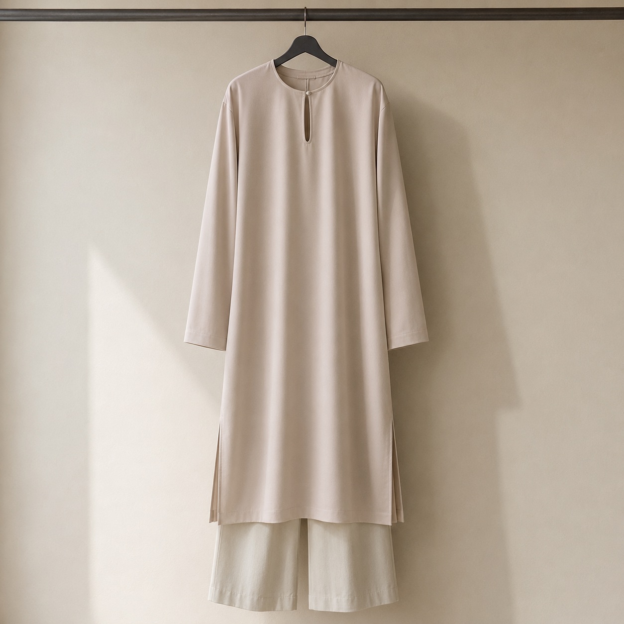 Ashridge longline tunic — Tunics & Overtops by RUQYAH. product photograph on a white background.