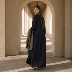 Nettlebed kaftan tunic — Tunics & Overtops by RUQYAH. worn by a model.