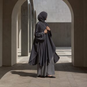 Brackenmoor kaftan tunic — Tunics & Overtops by RUQYAH. worn by a model.