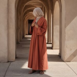 Wyndale kaftan tunic — Tunics & Overtops by RUQYAH. worn by a model.