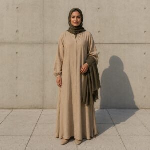 Brackenmoor longline tunic Tunics & Overtops. modelled, front view.
