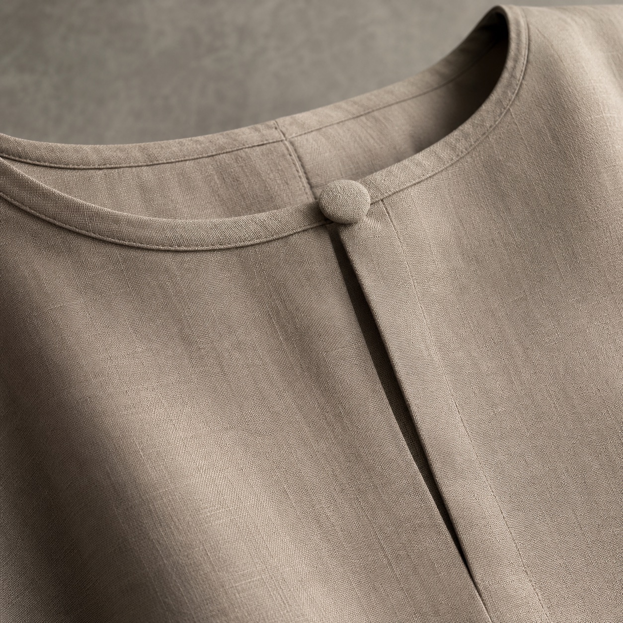 Rowanhill longline tunic — Tunics & Overtops by RUQYAH. close detail of the fabric and finish.