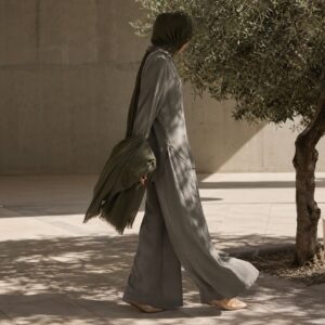 Lindisfarne palazzo co-ord — Trouser Sets by RUQYAH. worn by a model.
