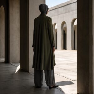 Holloway palazzo co-ord — Trouser Sets by RUQYAH. worn by a model.