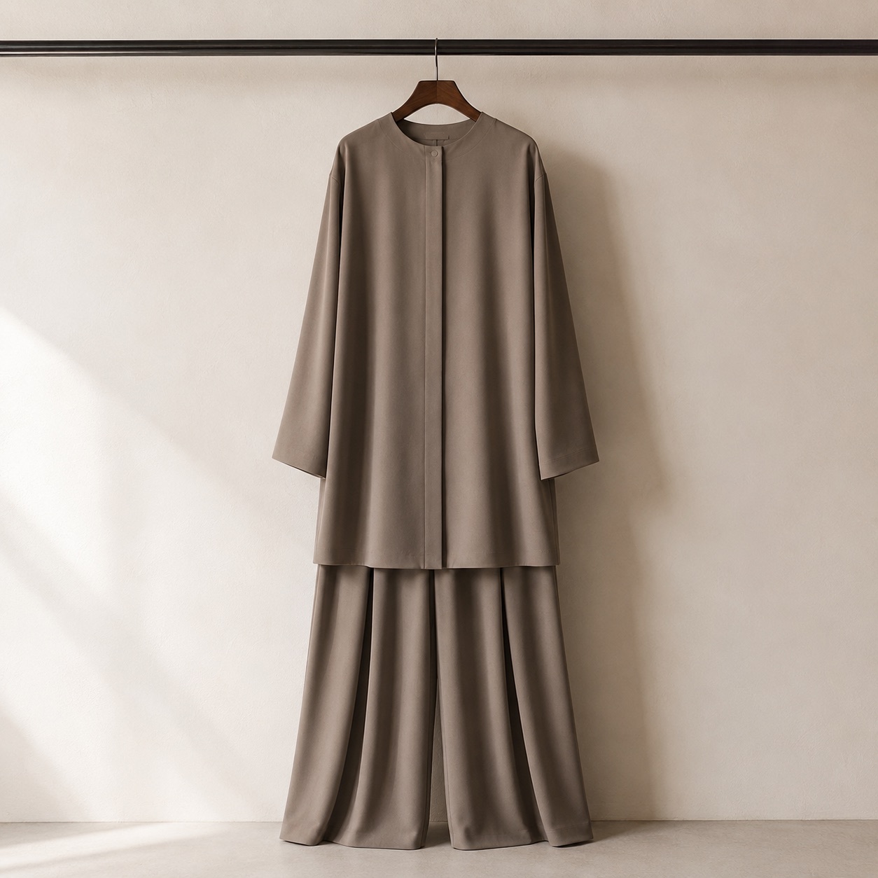 Purbeck palazzo co-ord — Trouser Sets by RUQYAH. product photograph on a white background.
