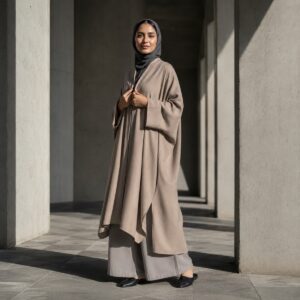 Marlow palazzo co-ord — Trouser Sets by RUQYAH. worn by a model.