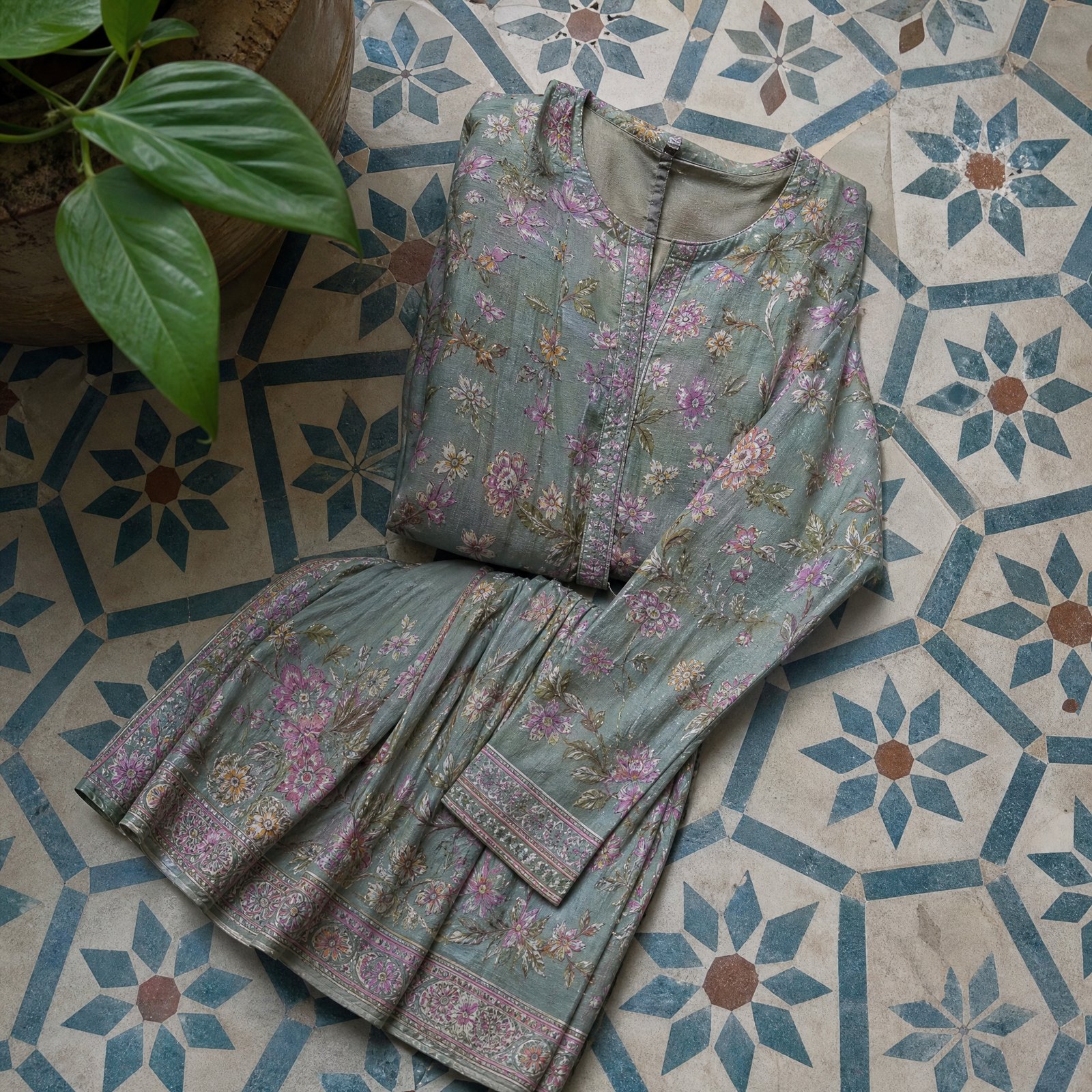 Folded long dresses from the RUQYAH range
